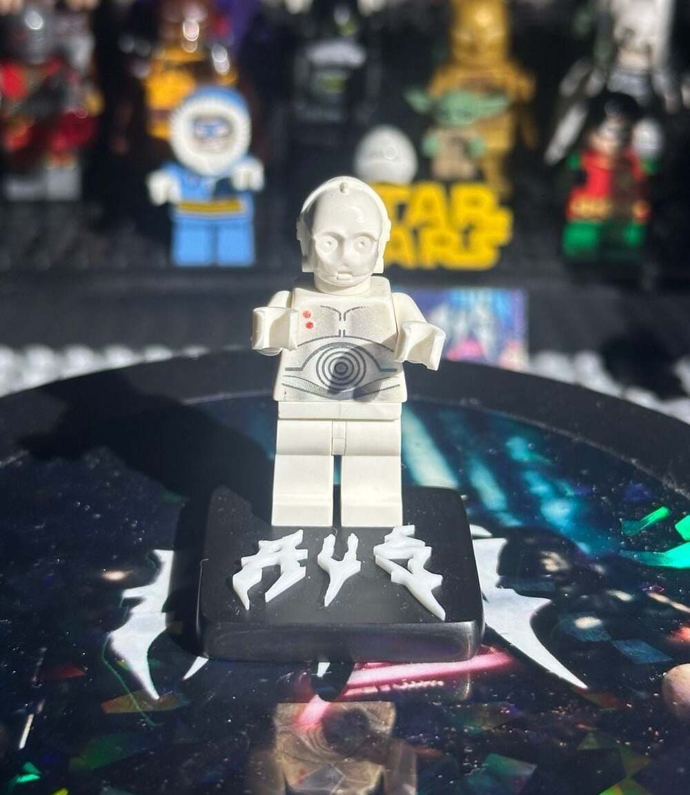 LEGO Star Wars K-3PO Minifigure White Protocol Droid